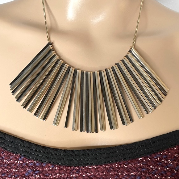 INC matchstick fringe necklace multicolored - Picture 1 of 5